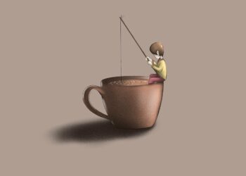 kid, coffee, cup