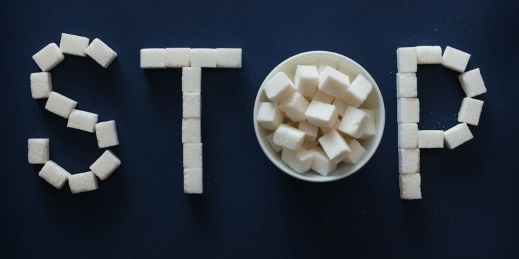 the word stop spelled out of marshmallows in a bowl