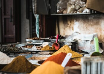 a room filled with lots of different types of food