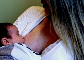 woman breastfeeding