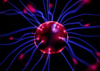 plasma ball digital wallpaper