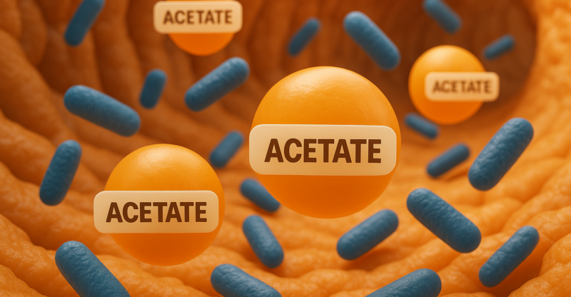 Quand les bactéries intestinales et l’acétate s’allient pour lutter contre l’obésité