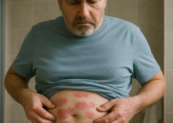 Graisse abdominale et psoriasis : ce que votre ventre peut révéler sur votre peau