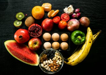 yellow banana red apple and yellow banana fruit