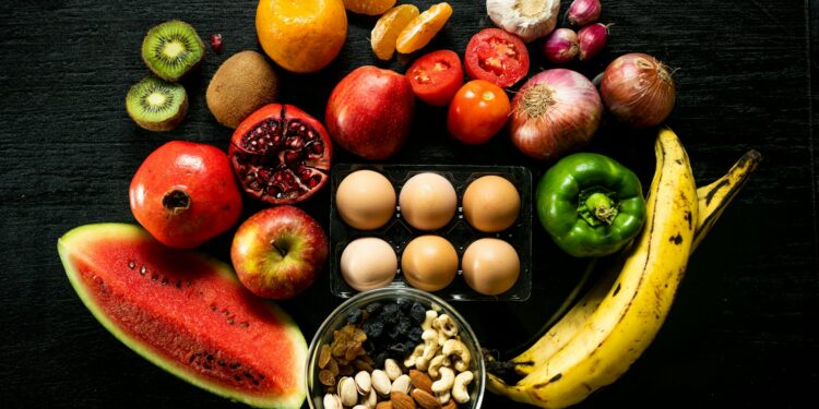 yellow banana red apple and yellow banana fruit