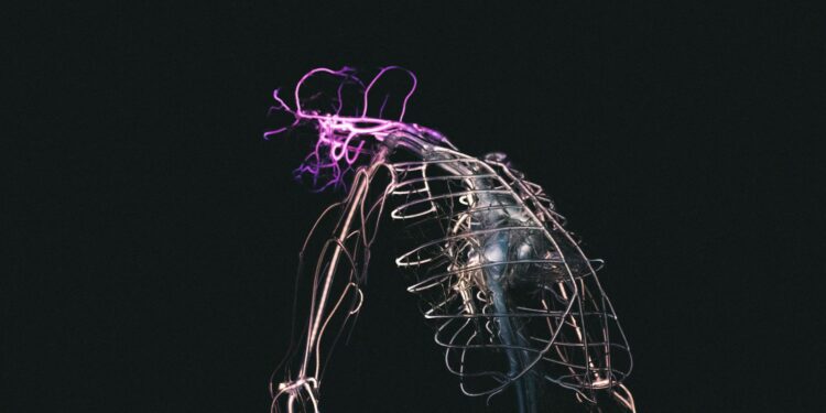 skeletal illustration on black background