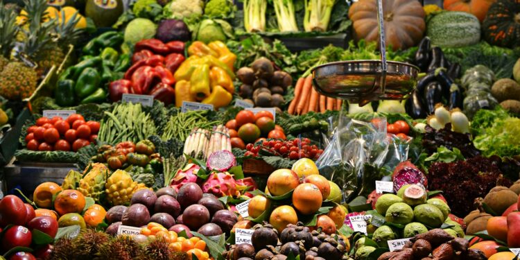 assorted fruits at the market