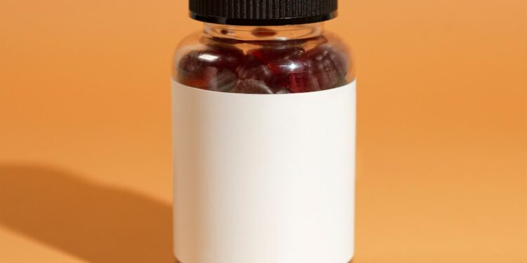 a small glass jar