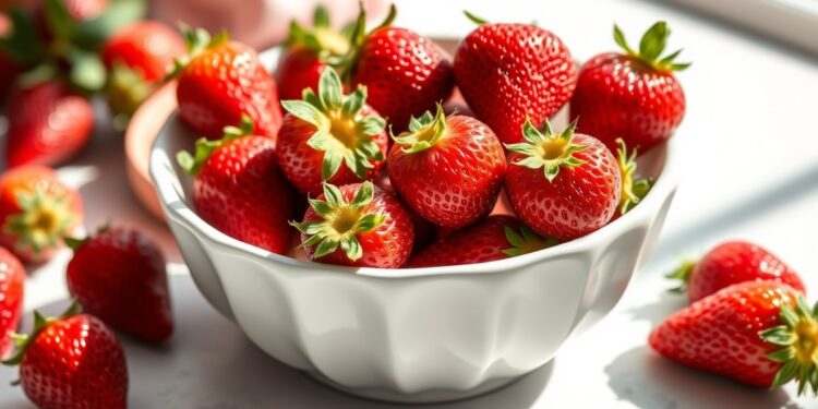 Fraises enrichies en sélénium : glycémie et foie après 30 jours