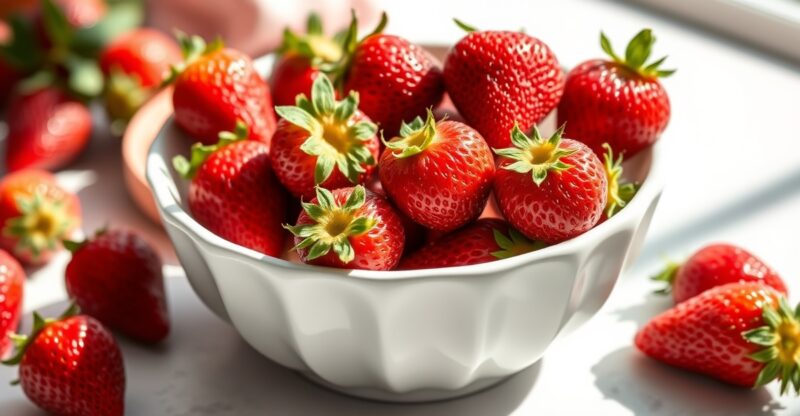 Fraises enrichies en sélénium : glycémie et foie après 30 jours