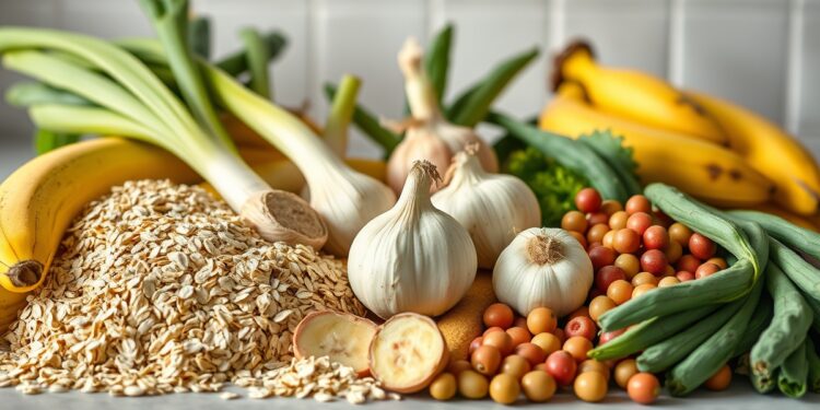 Aliments sources de fibres prébiotiques