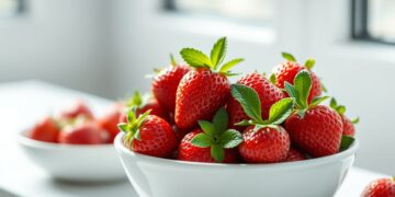 Fraises au dessert : portions, fibres et le piège du jus