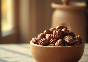 Noix de pécan et LDL : portions en consultation