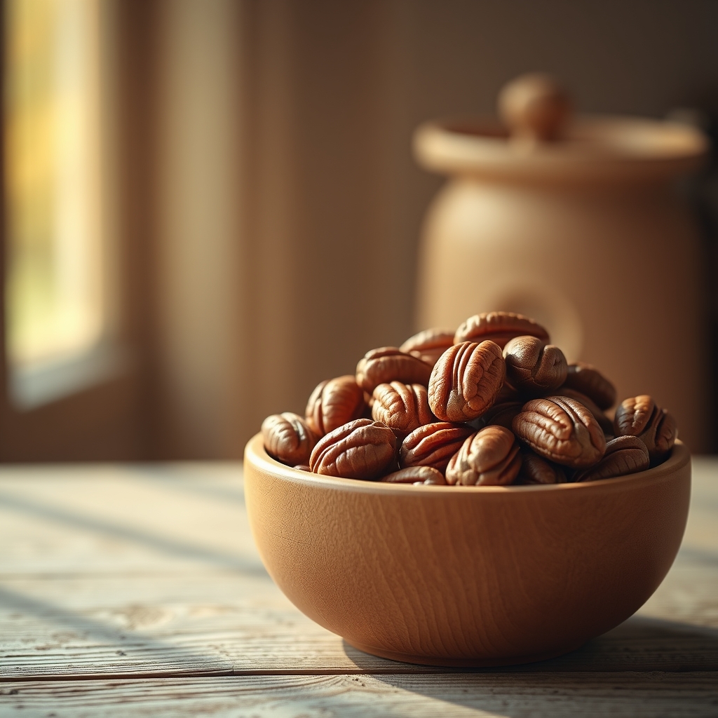 Noix de pécan et LDL : portions en consultation