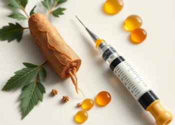 Berberine supplement capsules beside fresh barberry branch, editorial medical nutrition hero