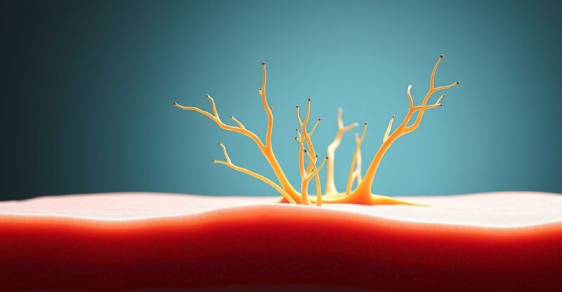 Microscopie des terminaisons nerveuses sensorielles et de la barrière lipidique cutanée
