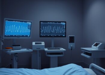 Enregistrement polysomnographique hospitalier analysant les désaturations en oxygène dans le SAHOS