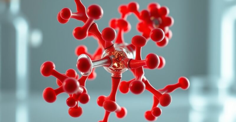 Structure biochimique de la diamine oxydase avec ses sites catalytiques métalliques