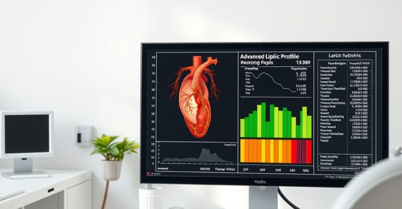 Analyse médicale de laboratoire sur les lipoprotéines athérogènes et l'endothélium vasculaire