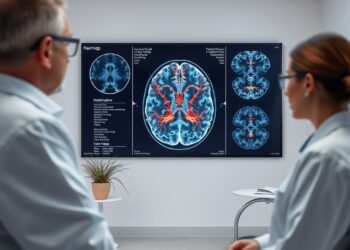 Examen médical neurologique et imagerie du système trigémino-vasculaire cérébral