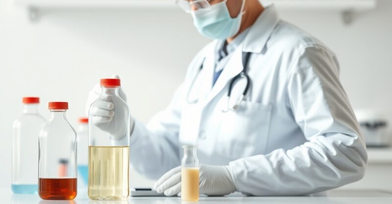 Bilan biologique de la fonction pancréatique et des vitamines liposolubles